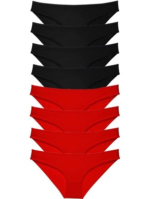 Leopardess 8 adet Süper Eko Set Likralı Kadın Slip Külot