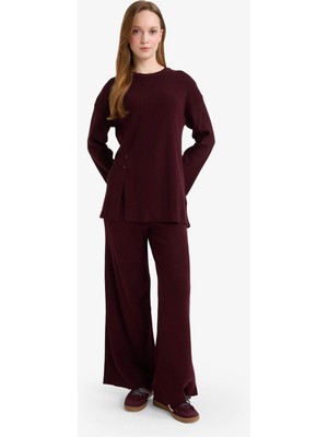 DeFacto Wide Leg Triko Pantolon G7249AX25CW