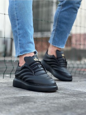 Elma Shop Kömür Cilt Erkek Casual Ayakkabı