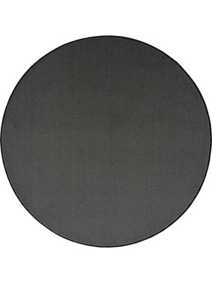 Cool Halı Monet Antrasit Yuvarlak Halı Düz Renk Modern Şık Dayanıklı Parlak Doku Kalın Balkon Antre Hol Halısı