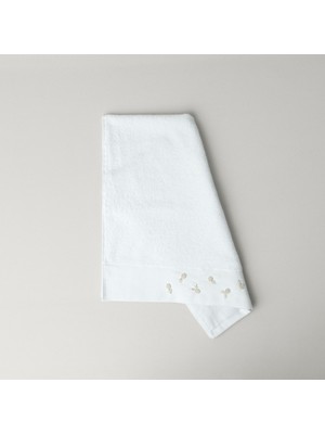 Linens Silvia Pamuk 50X85 cm Yüz Havlusu Beyaz