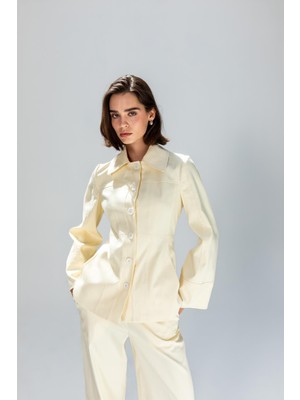 Kameya Düğme Aksesuarlı Ceket 25S50707