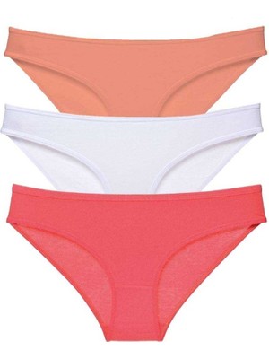 Leopardess 3 adet Süper Eko Set Likralı Kadın Slip Külot