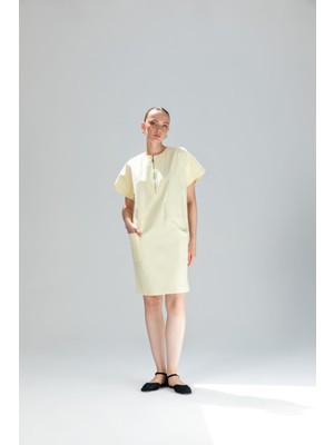 Kameya Fermuar Detay Cepli Mini Elbise 25S40737