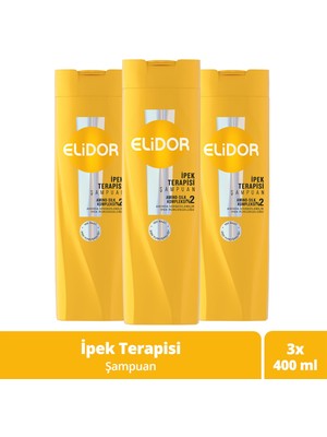 Elidor Şampuan Ipek Terapisi 400 ml X3