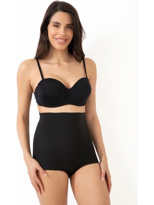 Missvera Silikonlu Lazer Kesim Slip Korse