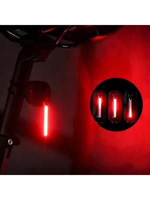 iDragon 8821 USB Şarjlı Bisiklet Arka Lamba | COB LED, 3 Modlu, Type-C, Damla Tasarım