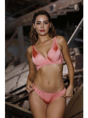 Leopardess Golshan Giorgia Mini Slip,Brezilyan Kadın Dantelli Koral Külot