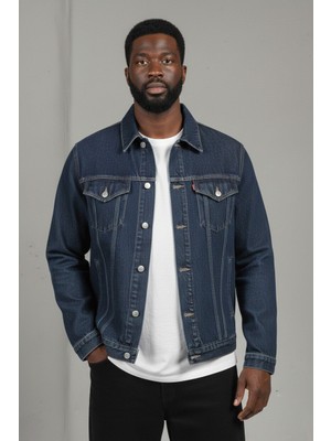 Wkm Erkek Regular Fit Rahat Kesim Çift Cepli Denim Kot Ceket