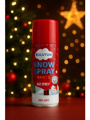 Okavango Yılbaşı Süsü Yılbaşı Ağacı Süsü Kar Spreyi Erimeyen Kar Cama Yazı Yazma ve Uçucu Sprey Ağaç Süsleme Yılbaşı 150 ml