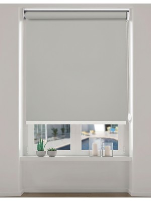 Perdego Lotus Serisi Gri Renk A Kalite Mat Stor Perde