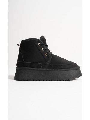 Alice Dress Elena Kadın Siyah Kışlık İçi Kürklü Kalın Taban Bot