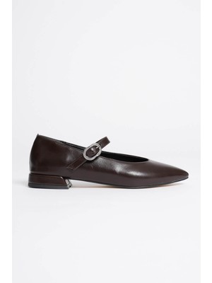 Alice Dress Meredith Kadın Acı Kahve Günlük Kısa Topuklu Ayakkabı