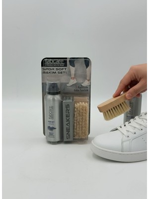 Fabcare Soft & Spor Ayakkabı Bakım Seti - (125 ml Sprey + Fırça)