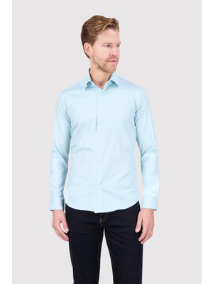 Paco Romano Erkek Slim Fit Fıstık Yeşili Gömlek