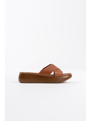 Alice Dress Borlina Taba Hakiki Deri Terlik