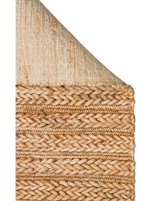 Akbel Halı Choti Mix Natural - Jüt El Dokuma Sisal Kilim – Doğal Jüt Örgü Halı