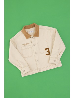 U.S. Polo Assn. Erkek Çocuk Krem İnce Dokuma Mont 50309757-VR256