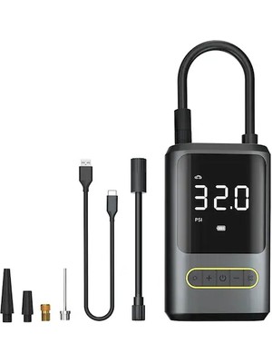 Greenmall Akıllı Lastik Şişirme Pompası