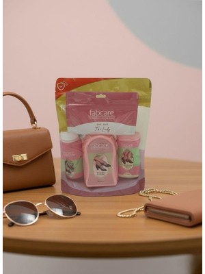 Fabcare Kadın Ayakkabı Bakım Seti - 3'lü (Deodorant + Likit Ayakkabı Boyası + Parlatıcı Sünger)