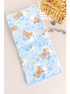 Babymod Figürlü Peluş Kız/Erkek Bebek Battaniye