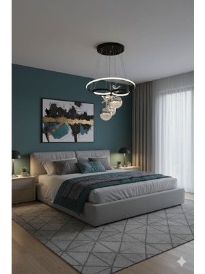 Galaksi 3 Top Siyah Avize