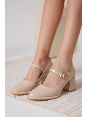 Alice Dress Kelly Nude Rugan Kadın Topuklu Ayakkabı