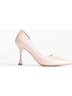 Alice Dress Angela Kadın Bej Rugan Topuklu Ayakkabı