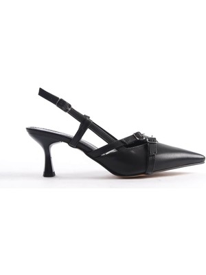 Alice Dress Perla Kadın Siyah Topuklu Ayakkabı