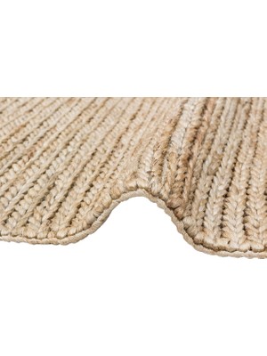 Akbel Halı Choti Smoke - Jüt El Dokuma Sisal Kilim Doğal Jüt Örgü Halı