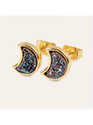 8 Ayar Altın Kaplama Küpe