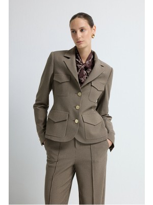 Adl Cep Detaylı Ceket Yeşil 11945572000