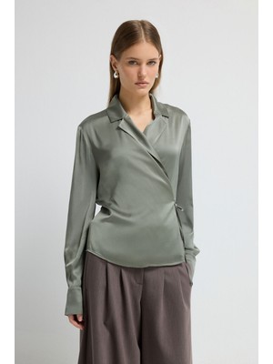 Adl Bağlamalı Bluz Mint 11545873000