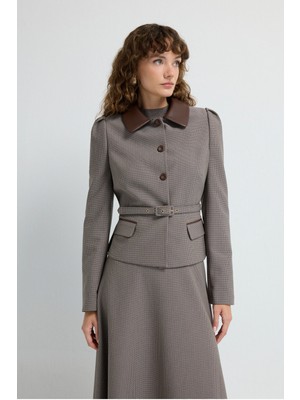 Adl Bebe Yaka Desenli Ceket Lacivert 11945574000