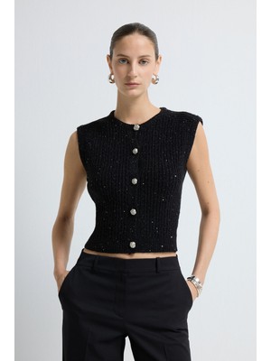 Adl Triko Yelek Siyah 17945615000