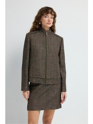 Adl Dik Yaka Ceket Yeşil 11945689000