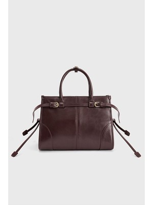 Adl Toka Detaylı Çanta Bordo 12145405000