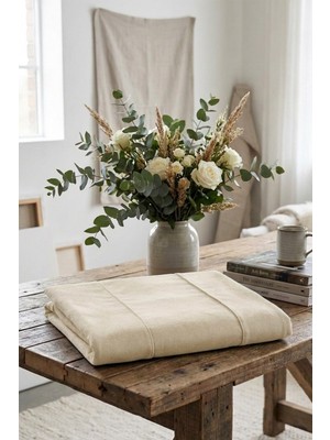 Mobpazar Başlık Kılıfı, Lavinya Yatak Başlık Kılıfı Krem 100X60 cm