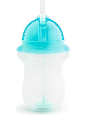 Munchkin Tıklama Kilitli Uçlu Alıştırma Bardağı 296ML 12AY+ Mavi BPA İçermez Ergonomik Tasarım