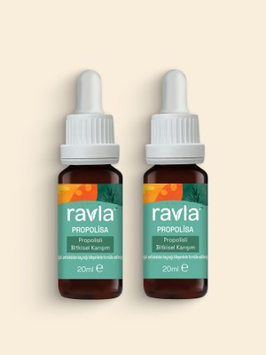 Ravla 2'li Ürün - Propolisa Propolisli Bitkisel Karışım - 20ml