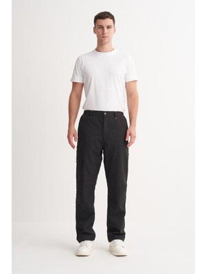 Cazador 03085 Siyah Erkek Su Geçirmez Cepli Içi Polarlı Pantolon