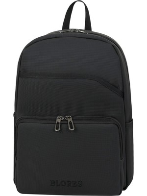 Skygo BİRİNCİ KALİTE SUNİ DERİ ŞIK TASARIM LAPTOP BÖLMELİ SIRT ÇANTASI SİYAH