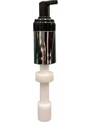 Funny Tezgah Üstü Ankastre Köpük Sabun Dispenserı (Siyah) + *1 Lt Köpük Sabun *