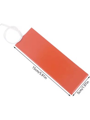 Çınar Hobi Silikon Isıtıcı Ped 12V, Tava,tank Isıtma 5X15CM