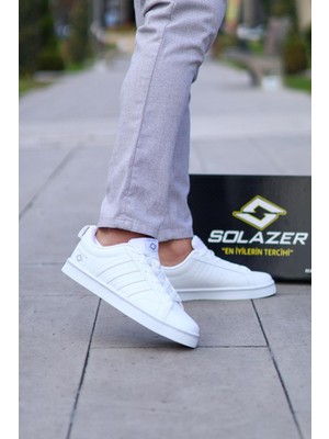 Solazer 058 Beyaz Erkek Sneaker Ayakkabı