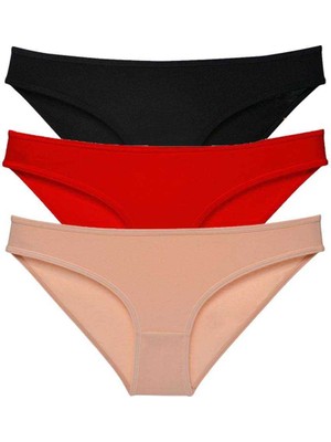 Marsilyan 3 Adet Süper Eko Set Likralı Kadın Slip Külot 539