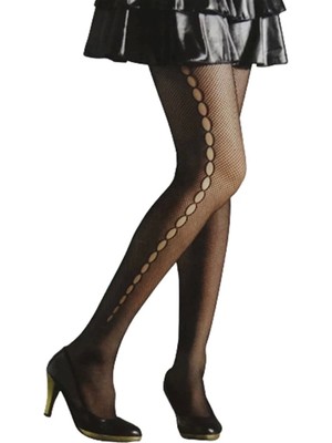 Marsilyan Vog Jakarlı Desenli Külotlu 701 Siyah S-M