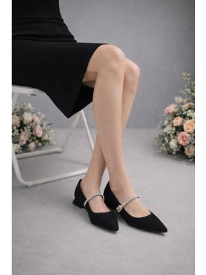 ModaOnn  Kadın Zarif ve Şık! Kristalli  Babet  Ayakkabılar – Her Adımda Stil