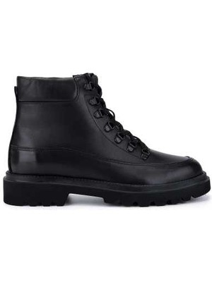 Tamer Tanca Erkek Deri Siyah Casual Bot 854 209 Erk Bot SK24-25 Sıyah