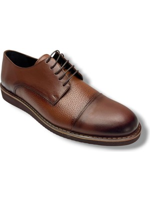 Cakgo 2142-26 Hakik Deri Anatomik Eva Taban Bağcıklı  Erkek Ayakkabı